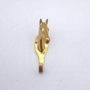 Brass Horse Coat Hook